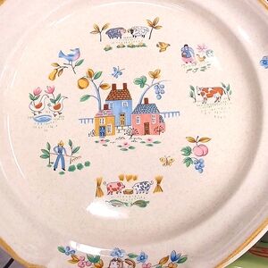 Last One! Vintage International Heartland Dinnerware Plate Japan Stoneware